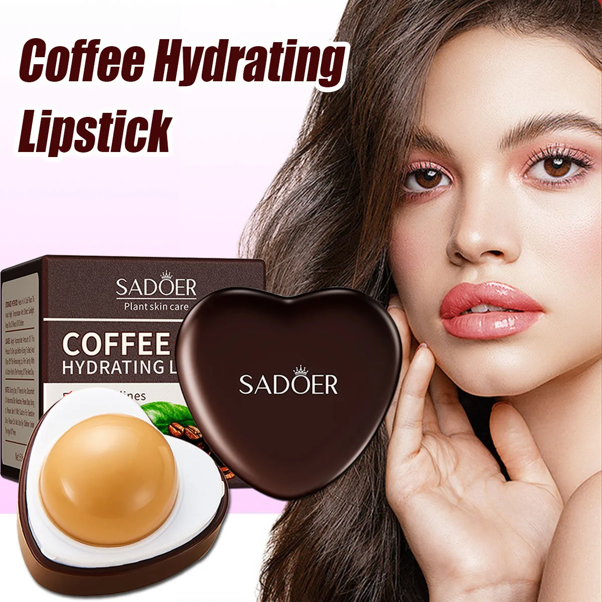 قهوة ترطيب مستحضر تجميل للشفاة للعناية بالبشرة الشفاه تتلاشى خطوط الشفاه ترطيب مغذي الشفاه بقع الشفاه سمنة