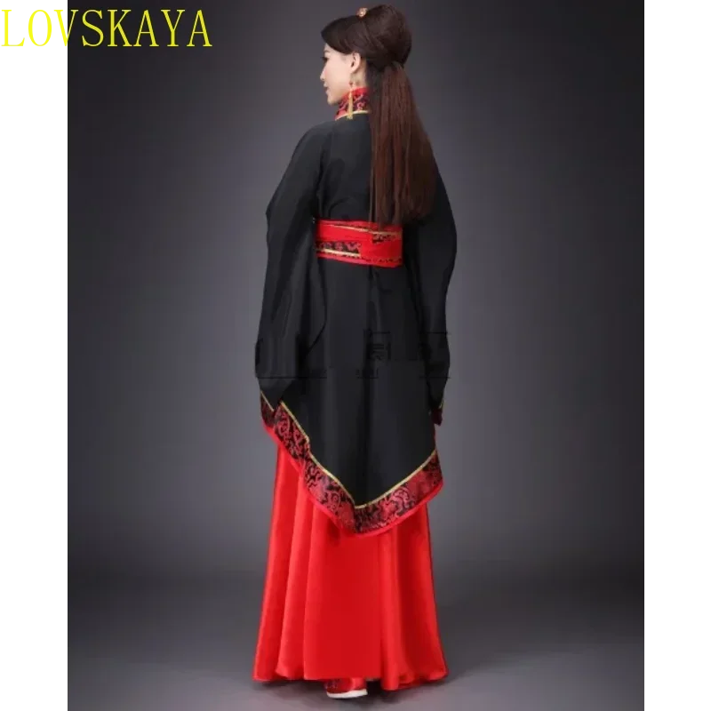 Hanfu Nationalen Chinesischen Tanz Kostüm Männer Alte Cosplay Traditionelle Chinesische Kleidung für Frauen Hanfu Kleidung Dame Bühne Kleid