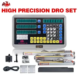 DRO 3 Axis Dro Kit Digital Readout Display Monitor For Milling Lathe Dro SINO HXX Linear Scale Linear Encoder Length 0MM-1000MM