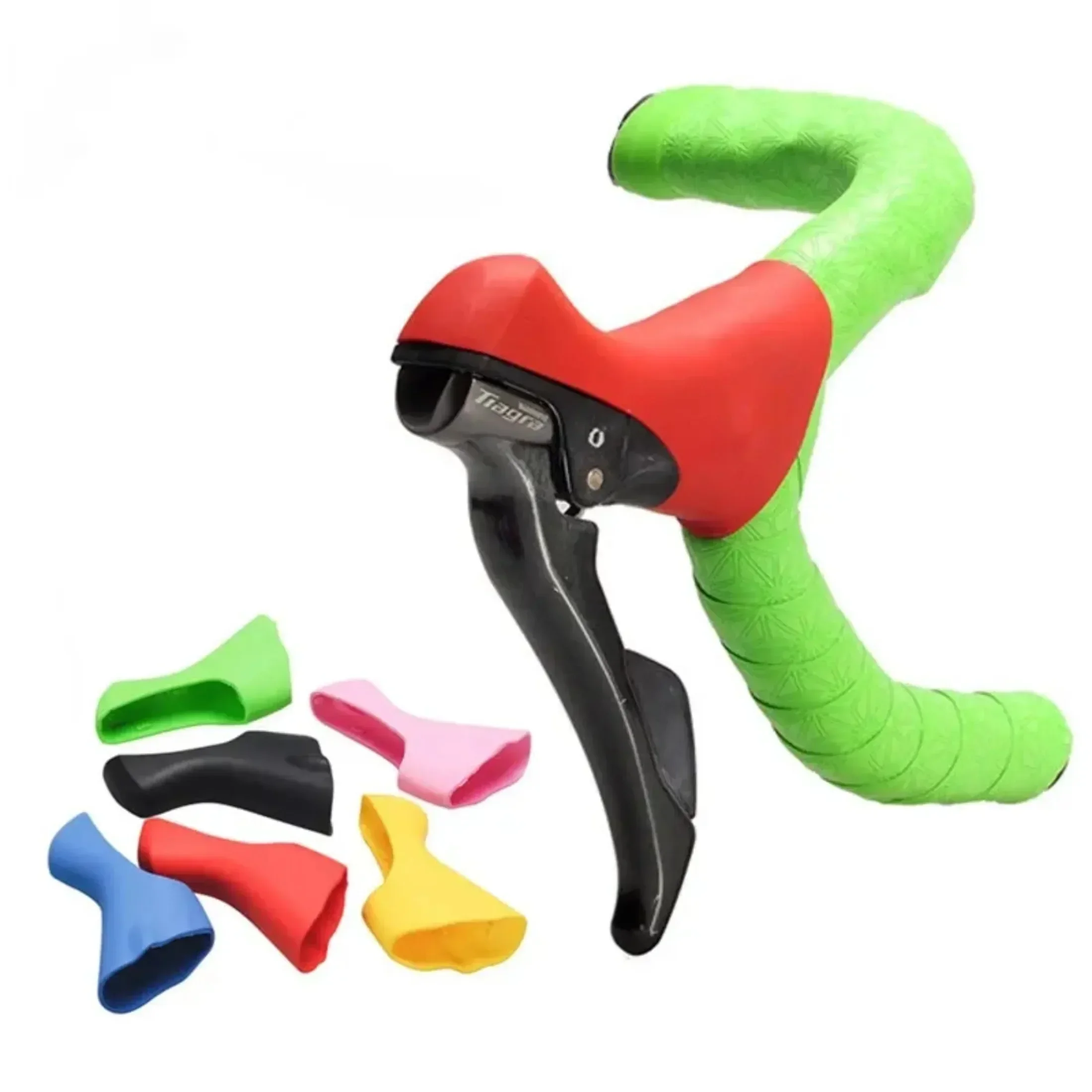 Silicone Road Bike Shifter Brake Lever Hoods for SHIMANO 105 ST-4700/5800/6800/R7000/R8000/R2000/R3000 Bicycle Shift Hood Cover