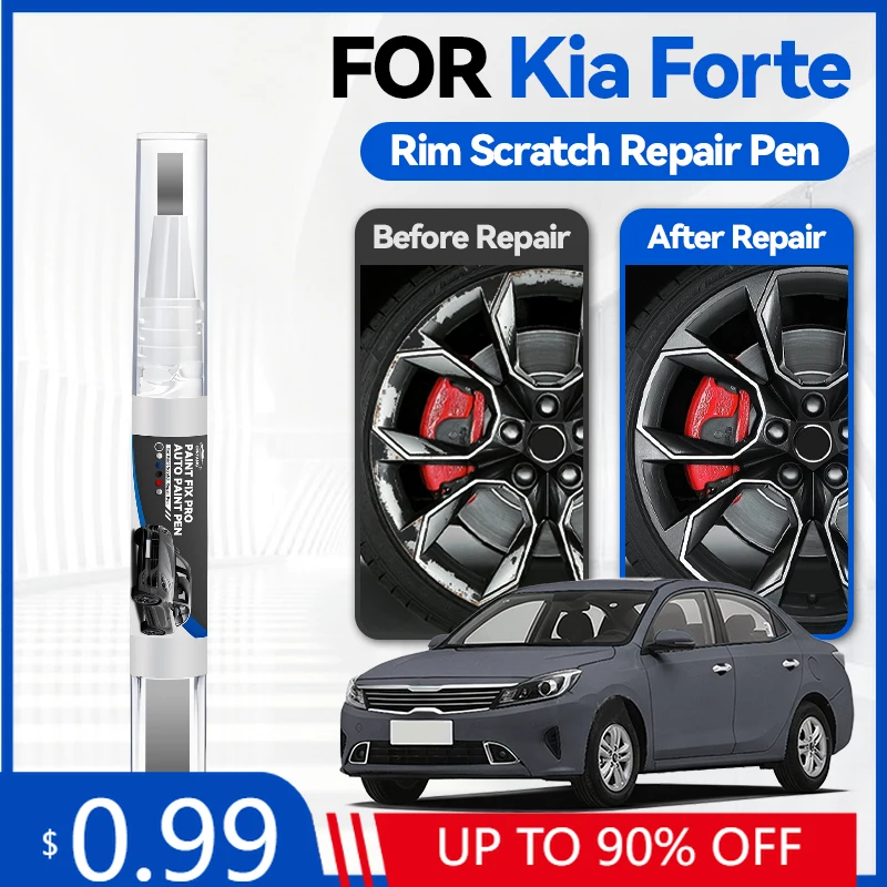 

Карандаш-корректор для колесных дисков KIA Forte 2008-2025 TD YD BD, средство для ремонта царапин, аксессуары для авто, черный
