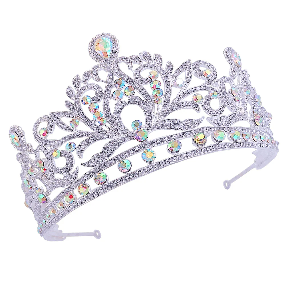 

Wedding Headdress Bride Crystal Party Costume Headband Bridesmaid Rhinestone Crown Hair Decor Crown For Wedding Party Photo Prop