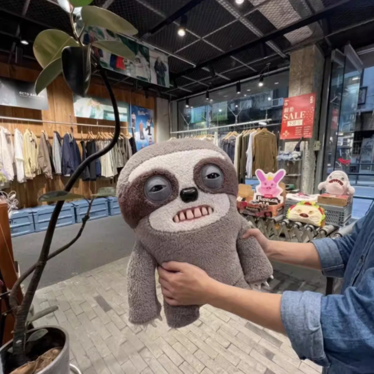 In Stock New Genuine Fuggler Funny Ugly Monster Giant Treasure Series Second Generation 48cm Plush Dolls Fan Merchandise Toys