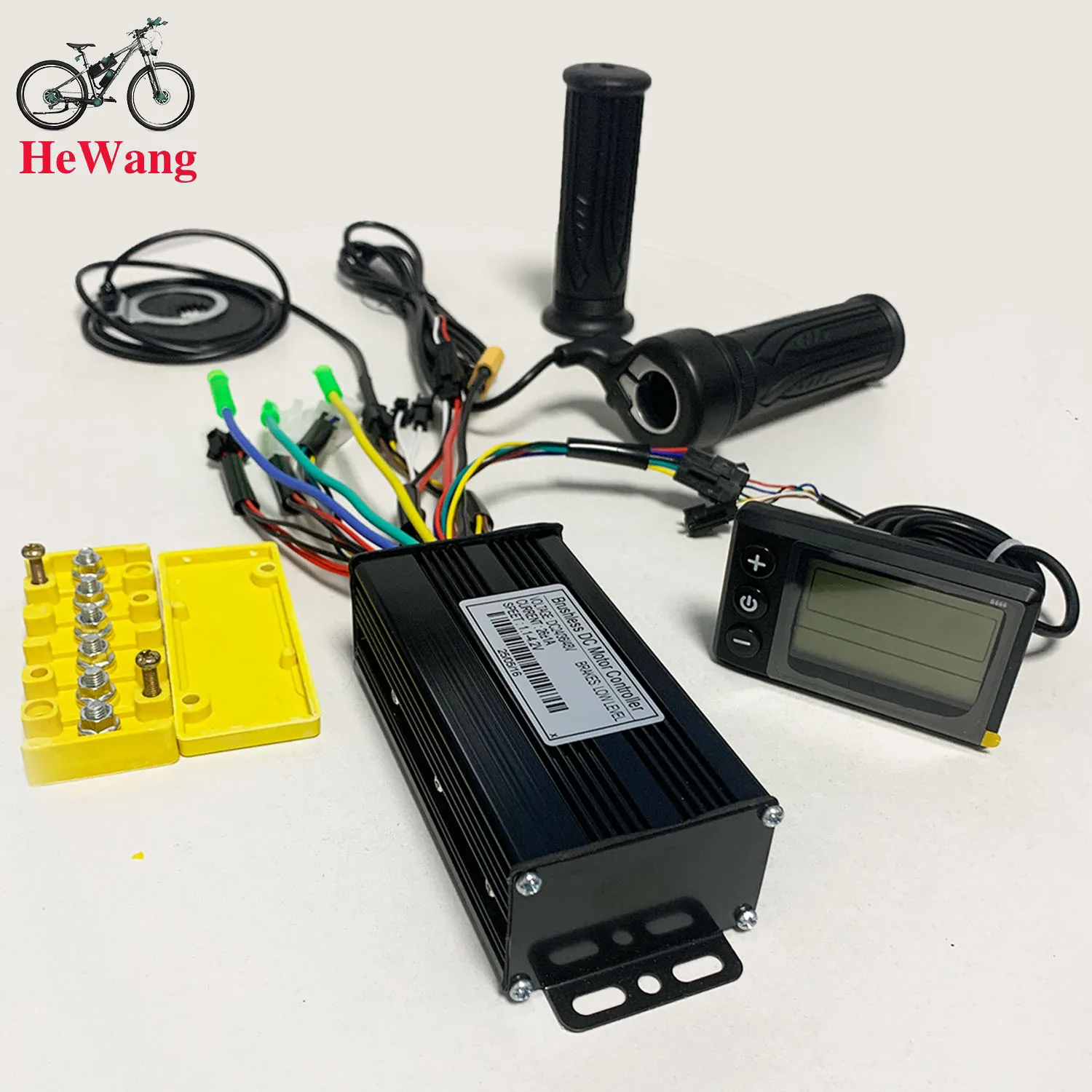 

24/36/48V sine wave 3-mode controller 26A controller + S866 LCD instrument + 20X throttle handle + Quantum 8 magnetic PAS set