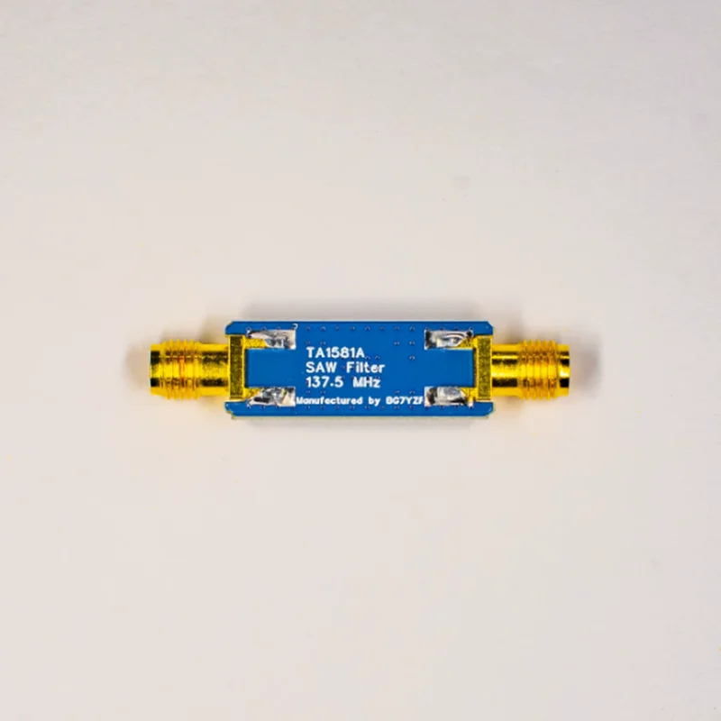 TA1581A 137.5MHz Passive Single‑Ended SAW Band‑Pass Filter RF Signal Processing Module