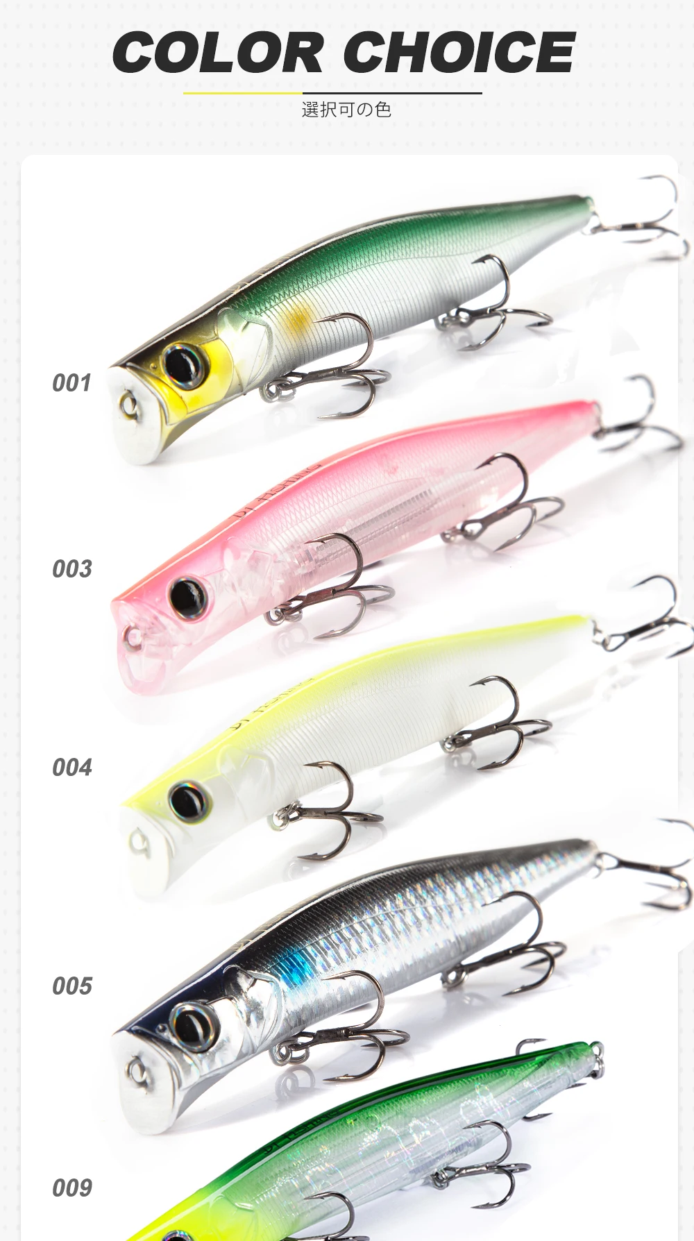 D1 Top Water Popper Köder Kagelou 124f/100f schwimmende Oberfläche Köder Seefisch köder Spinnen Salzwasser Wobbler für Hecht Bass – Detail 10