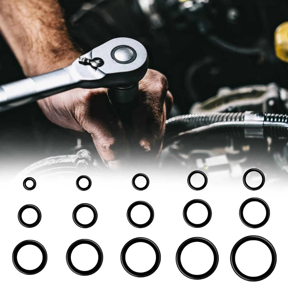 200 Stuks Olie-proof Wasmachine Combo Set Waterdichte Hoge Druk O-Ringen Reparatie Kit Afdichting Elastische Band O rubberen Ringen Set