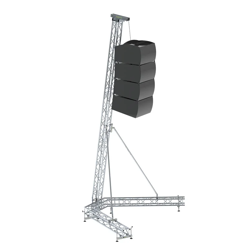 【Direct Factory Sale】Shape Outdoor Concert Event Stage Line Array Speaker Stand Aluminum Truss