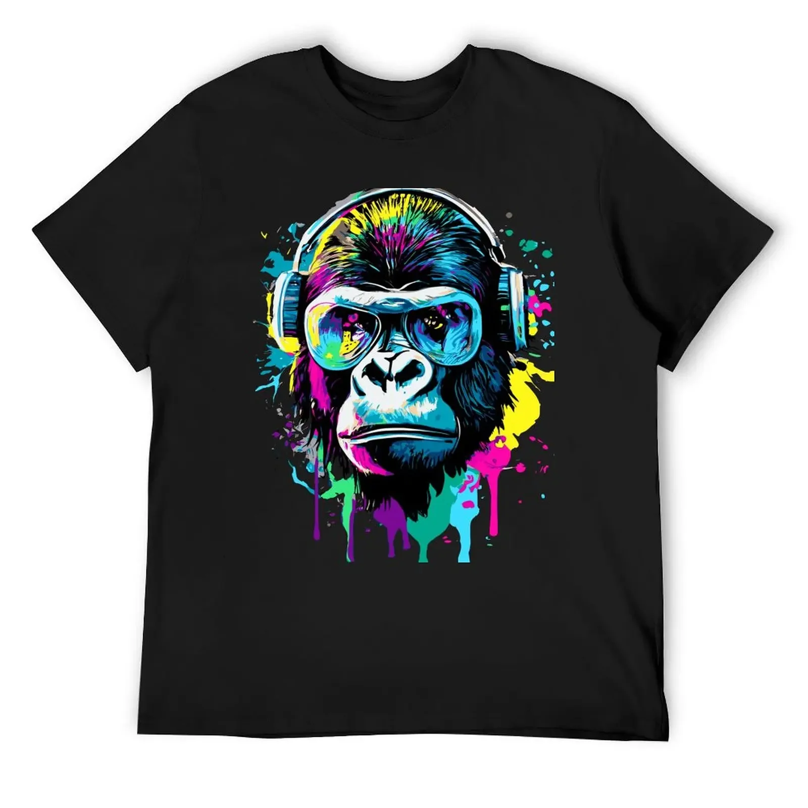 

Gorilla Colorful - Gorilla with Sunglasses T-Shirt sports fans custom shirt Men's clothing