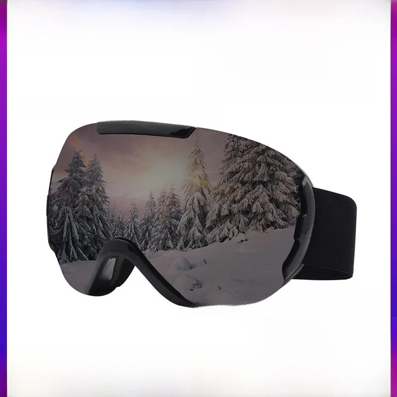 

Очки для катания на лыжах, двухслойные противотуманные очки для альпинизма, мужские и женские очки для защиты снежных штор, для кемпинга на открытом воздухе...