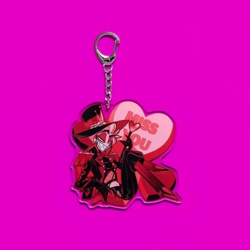 Vox Valentino Acrylic Key Ring Valentines 2025 Key Chain Women The