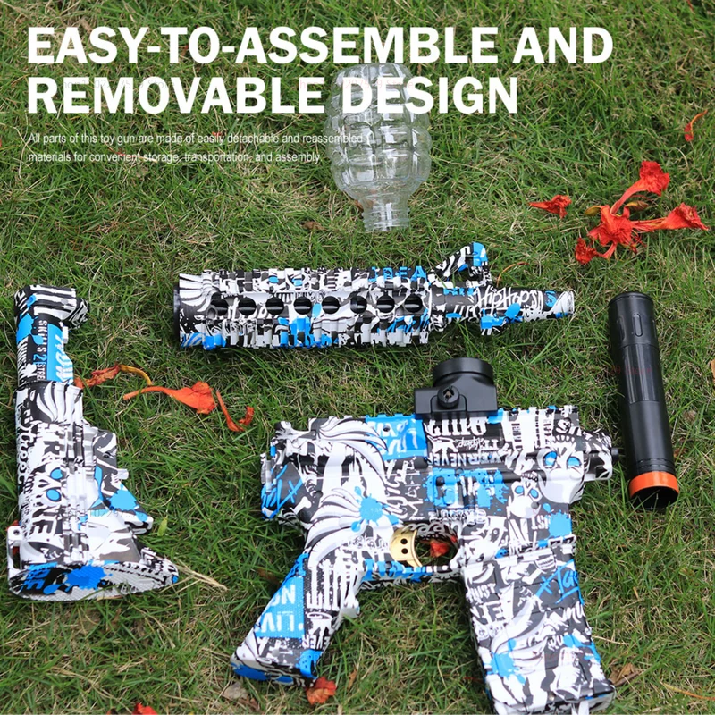 ألعاب ناسف كرة جل كهربائية مسدس عالي السرعة بلمسة نهائية معدنية ألعاب خارجية لعبة أنشطة الفريق لـ 14+ (استبعاد الرصاصات) #3