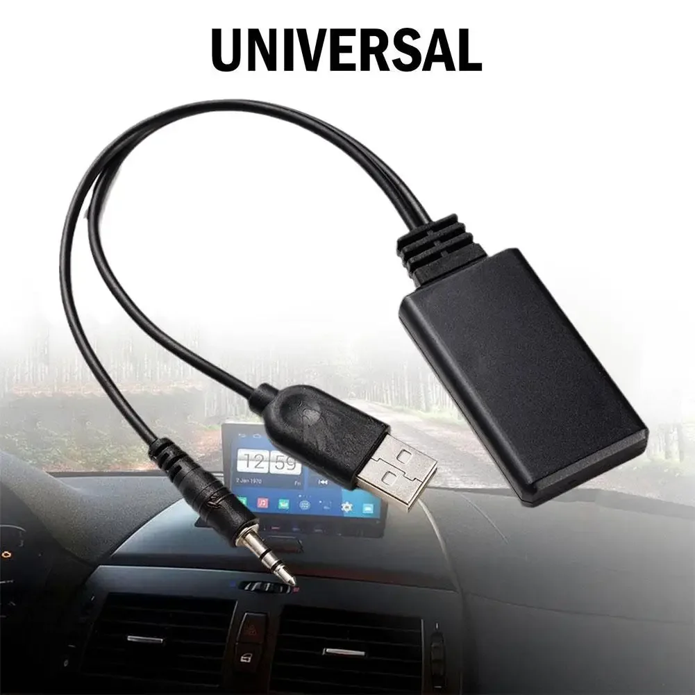 Bluetooth Radio Cable Adapter Universal Car Aux Bluetooth Music Audio Receiver Car Charger Adapter For BMW E90 E91 E92 E93