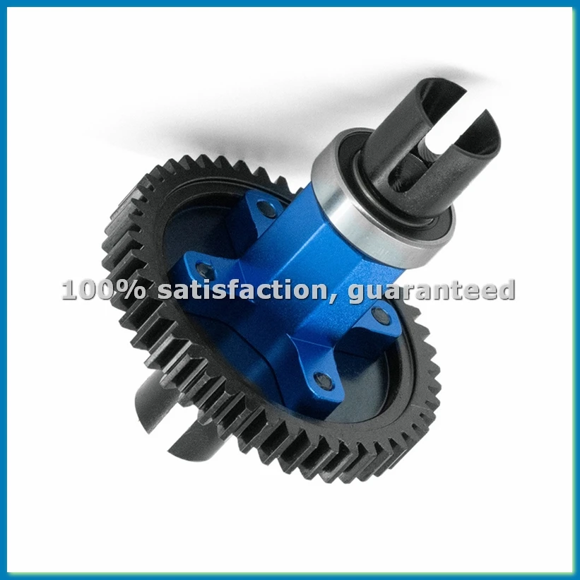 RC Car 46T centre straight shaft Spur Gear Assembled Center For 1/8 4WD SLEDG RC Car accessories Blue-ABHG