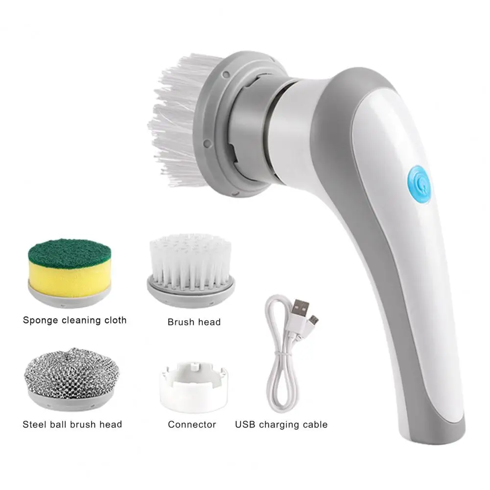 

Cordless Brush Powerful Cordless Electric Spin Scrubber for Tile Floors Handheld Brush with 360-degree Rotation Motor for Home