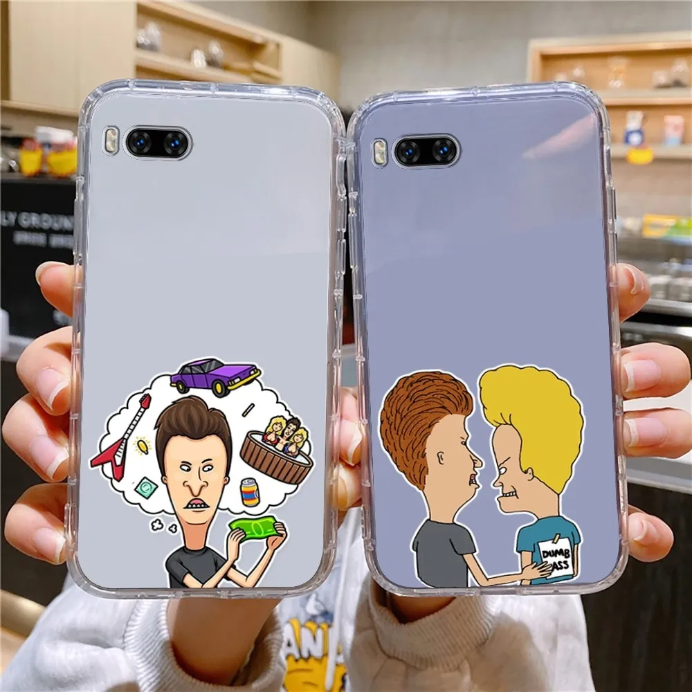 Beavis and Butt-Head Phone Case For Huawei Mate P10 P20 P30 P40 P50 Smart Z Honor 50 60 70 Pro Lite Transparent Case