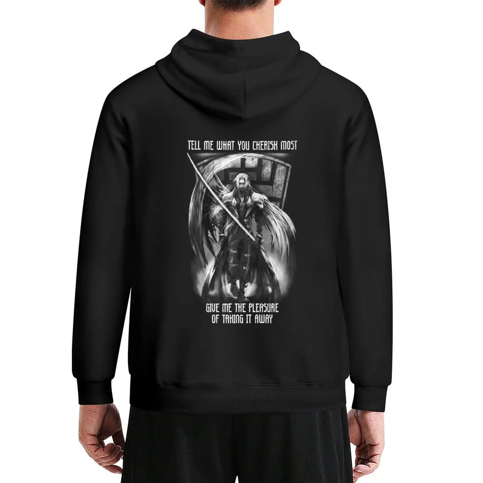 

Sephiroth FF7 The One Winged Angel Hoodie aesthetic clothing men clothing japanese style men's autumn clothes hoodie