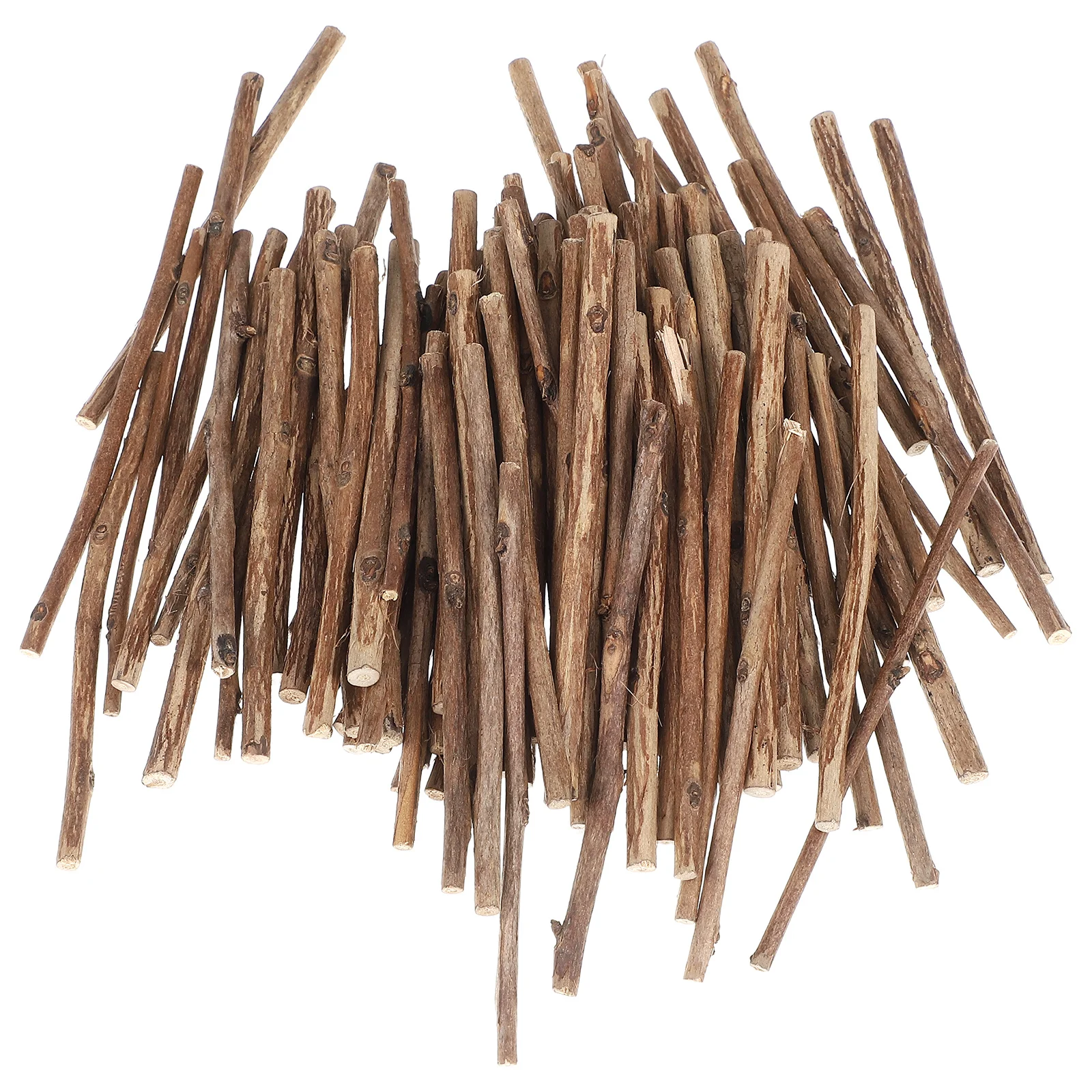 

100pcs Natural DIY Boxwood Sticks 10CM 0.3-0.5CM Wood Craft Sticks for DIY Projects Tea Tree Photography Props Handmade Supplies