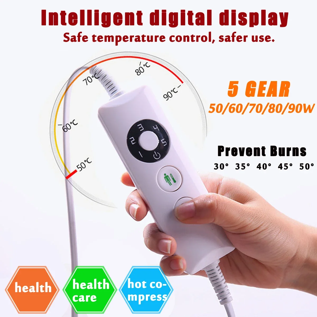 بطانية كهربائية ساخنة لتخفيف الآلام ، وسادة تدفئة ، سرير تدفئة ، سجادة ، وسادة أقدام ، رقبة ، ظهر ، كتف ، وسادة تدفئة ، جسم ، VA V