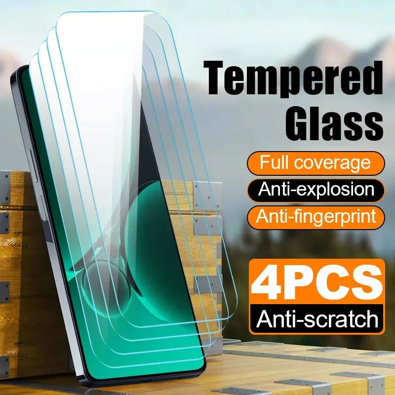 

4Pcs Phone Screen Protector for oneplus Nord 4 3 CE4 CE3 Lite N30 SE N100 N200 N300 N20 SE N10 Tempered Glass Smartphone Film