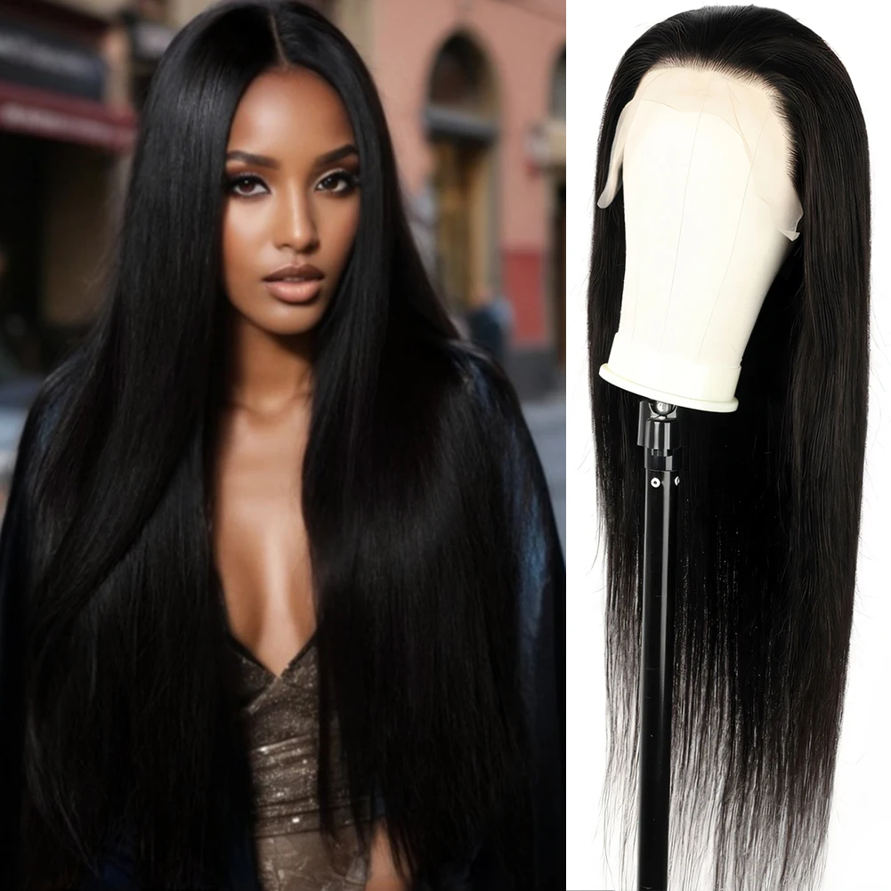 

13x4 Straight Lace Front Wigs Human Hair Pre Plucked 150 Density Lace Frontal Wigs Human Hair for Women