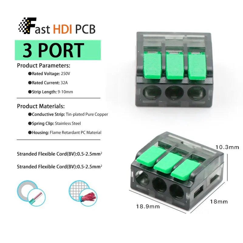 Variant: 3Port-32A-1Pcs
