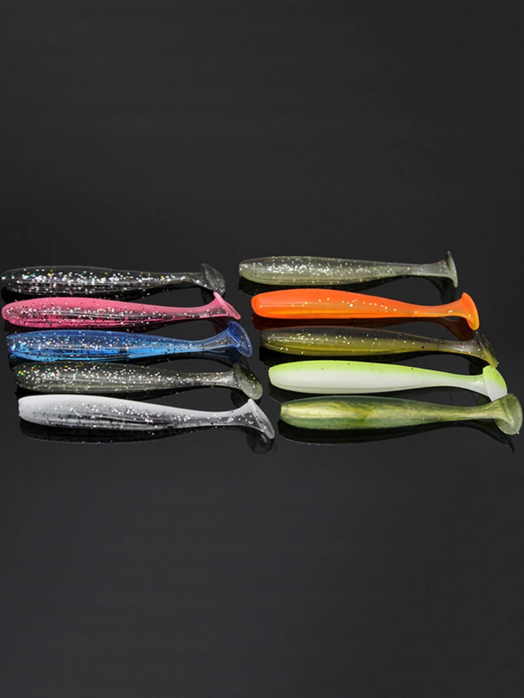 10 قطعة 7 سنتيمتر 2 جرام دودة Wobblers الصيد السحر الاصطناعي كرانكبيت سويم الطعم الناعم #4