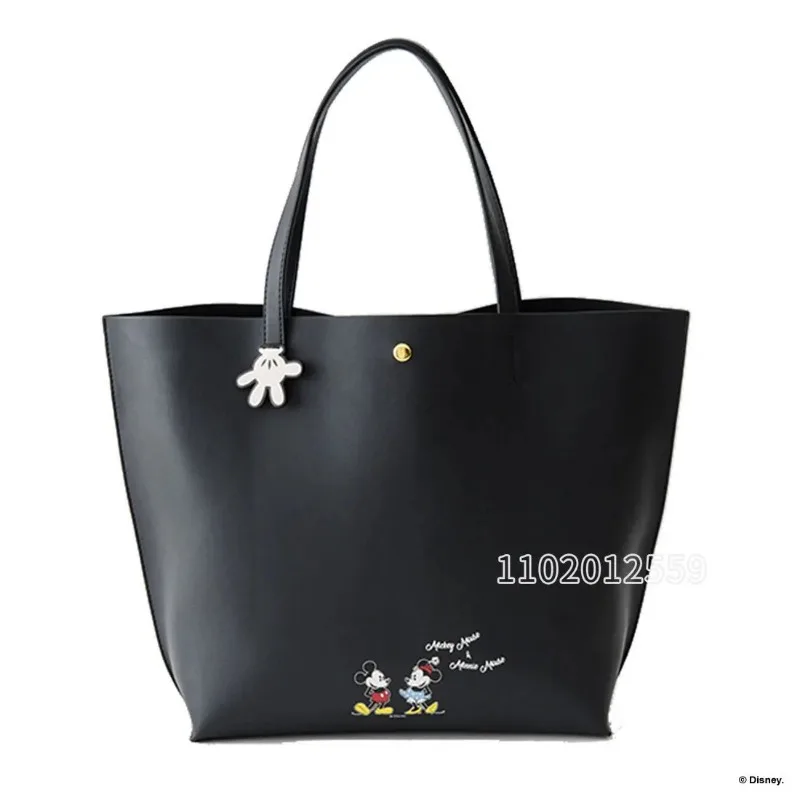 Imagem -03 - Disney Mickey Original Bolsa Feminina de Luxo Marca Nova Bolsa Feminina Grande Capacidade Alta Qualidade dos Desenhos Animados Moda Computador Bolsa