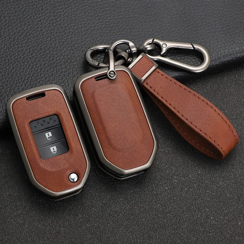 

Car Key Fob Pocket Cover Case For Honda Civic CR-V HR-V Accord Jade Crider Odyssey 2015- 2018 Remote Protector Accessories