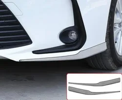 Cubierta protectora de esquina de parachoques delantero de coche, embellecedor azul/negro/plateado, accesorios de acero inoxidable para Toyota Corolla 2019 - 2021