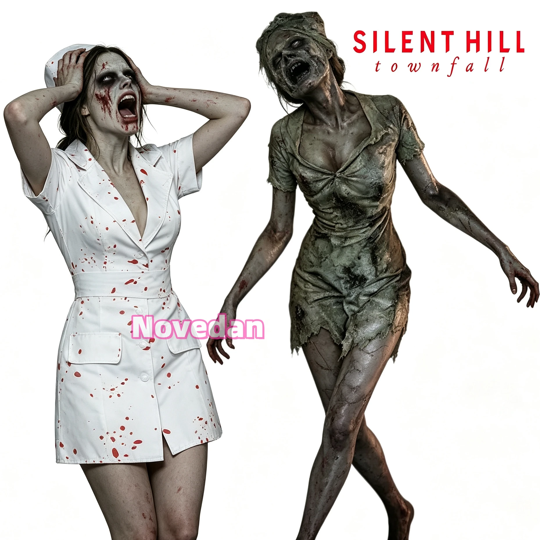 Zombie Party Games For Adults - Fantasia de Cosplay de Enfermeira com