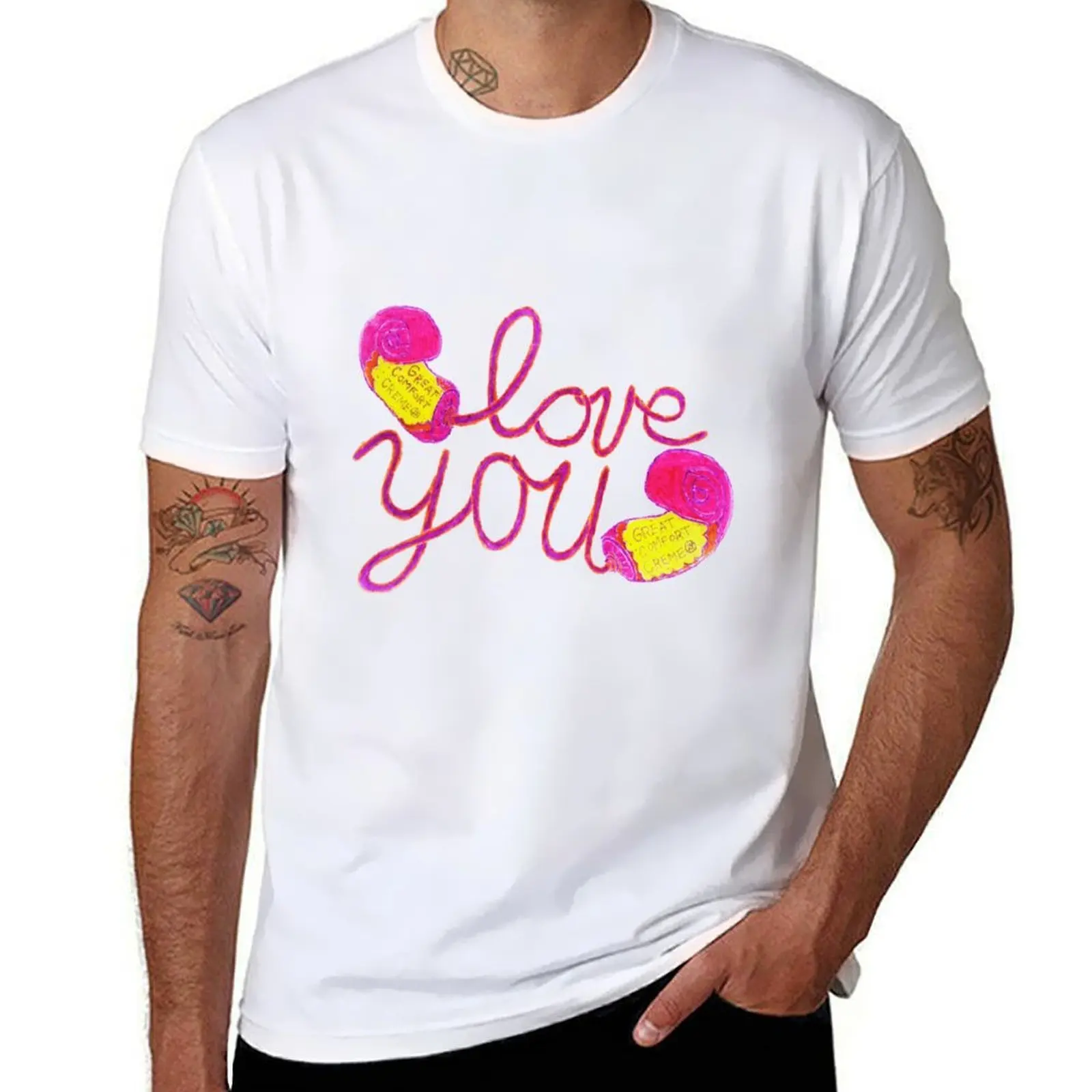 

Love You T-Shirt man t shirt graphic t shirts for man cotton T-Shirt