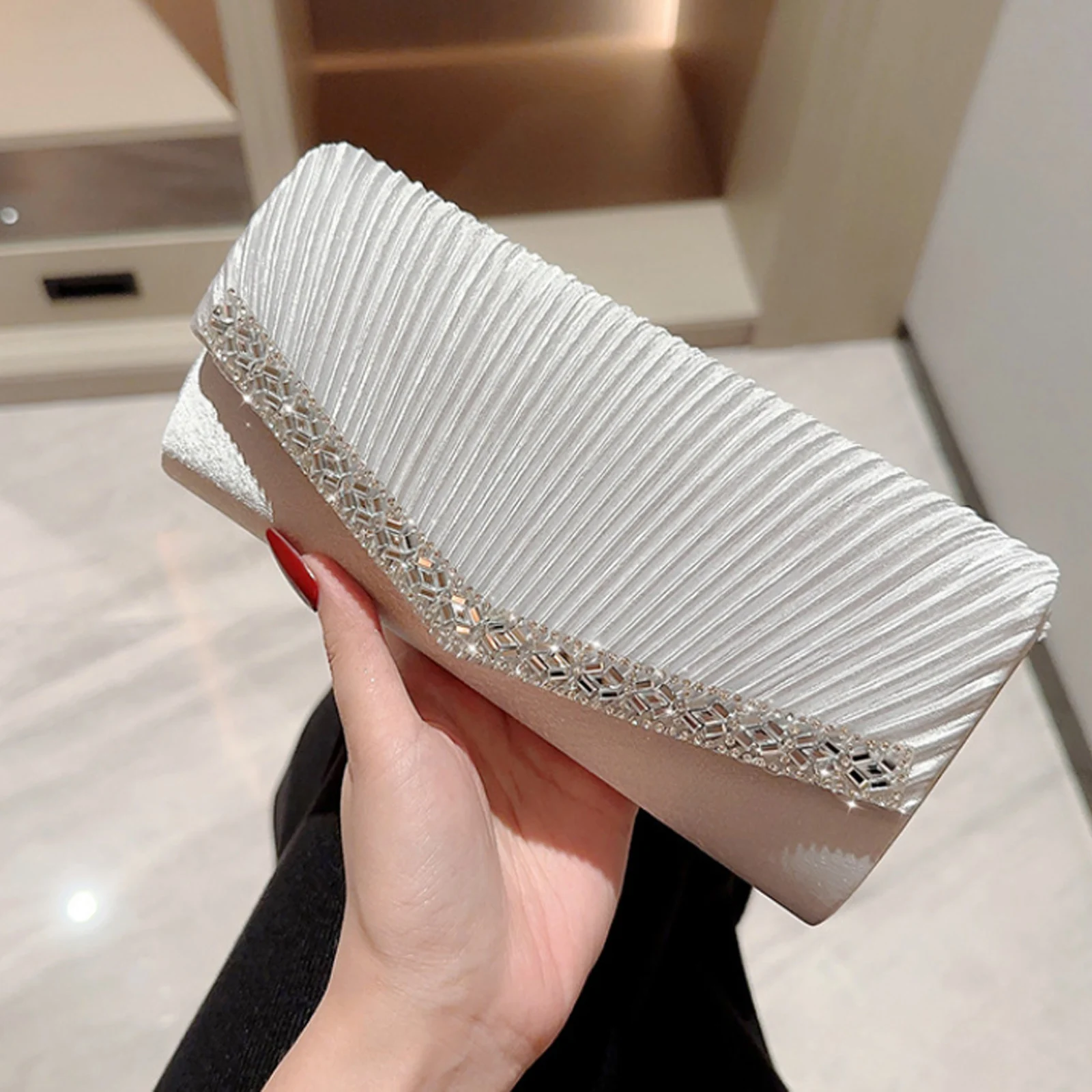 Fashion Chain Shoulder Bags Wedding Party Purse Ladies Luxury Evening Bags Sequins Clutches Women Glitter Banquet Handbags