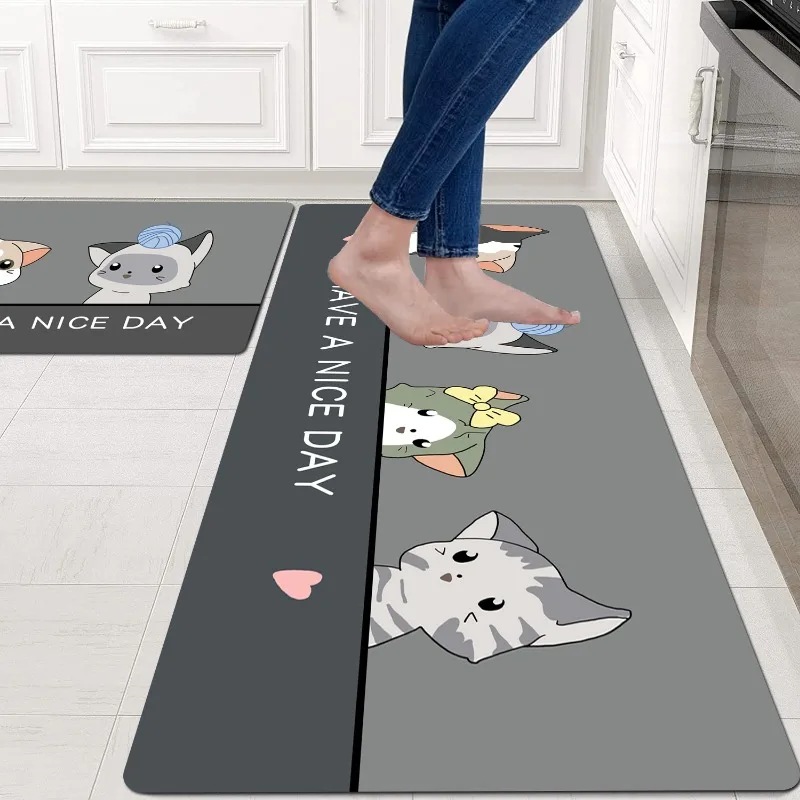 Hot Selling Cartoon Cat Carpet Bathroom Laundry Room Carpet Living Room Bedroom Floor Decoration Balcony Non-slip Floor Mat