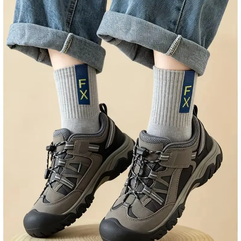 5 Pairs Children's Socks Spring Mid-calf Cotton Socks Kids Boys Sporty Socks Crew Sock
