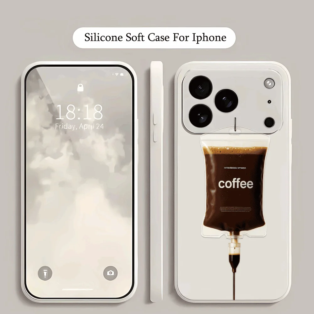 

COFFE Phone Case for iPhone17Pro Max/17Pro/17/16/15/14/13/12/11/Pro/Plus Fashion Friend Gift Aesthetic Phone Case