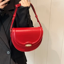 Damskie torby na ramię z Pu i suwakiem do szycia nici zaawansowane torby Crossbody dla kobiet 2024 moda darmowa wysyłka Bolso Mujer