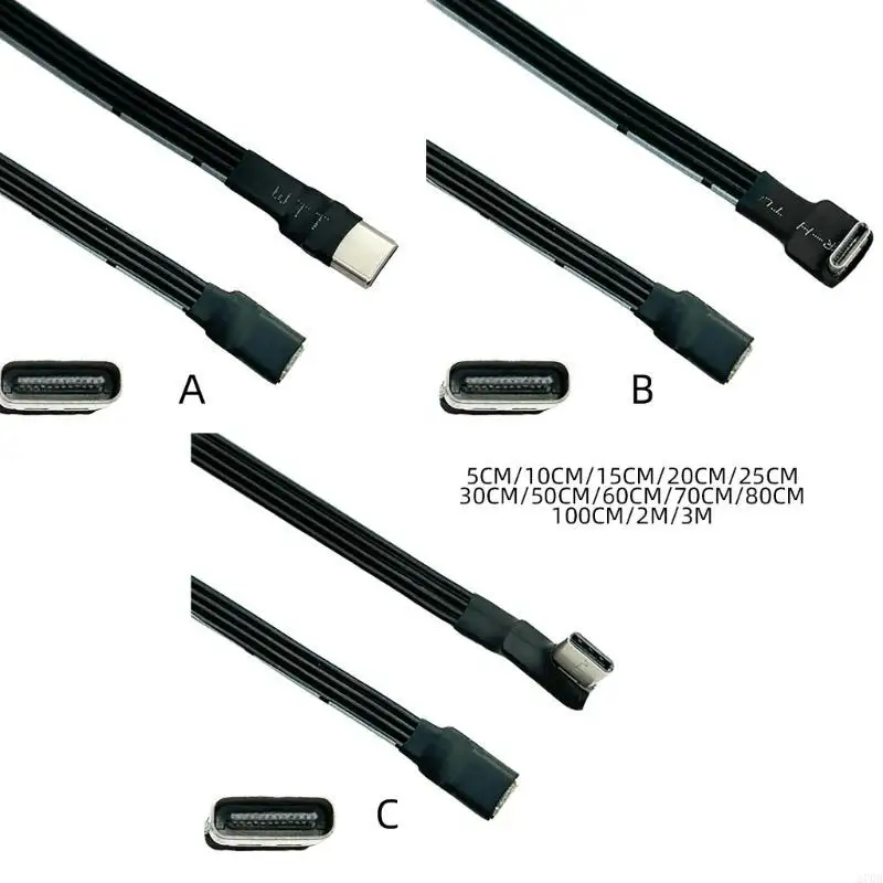 Cavo estensione USB C USB C maschio a femmina Cavo estensione 18W Extender USB C USB