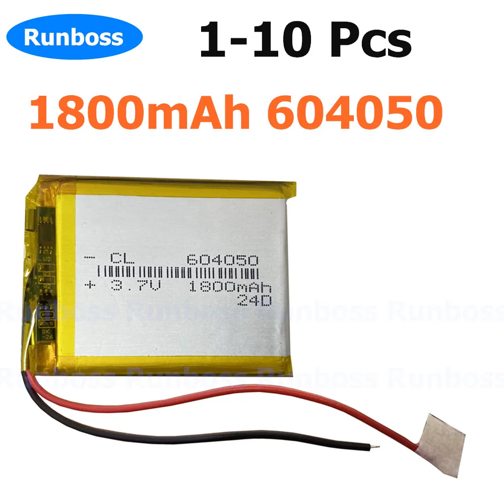 1-10PCS 3.7V 1800Ma…