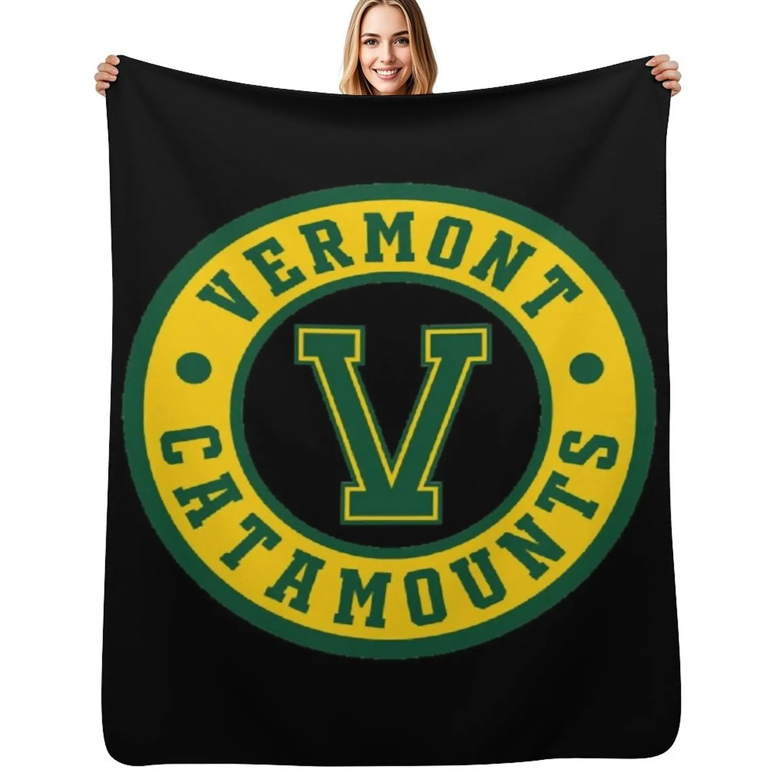 

University of Vermont - UVM - Catamounts Throw Blanket Warm Throw Blanket Gift for Anniversary