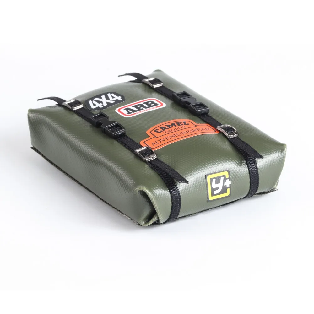 RC Simulierte Zelt Tasche Dekorieren Handgemachte Skala Simulierte Dach Gepäck Zelt für 1/16 1/18 1/24 RC Crawler TRX4M SCX24 FCX24 MN WPL – Detail 3