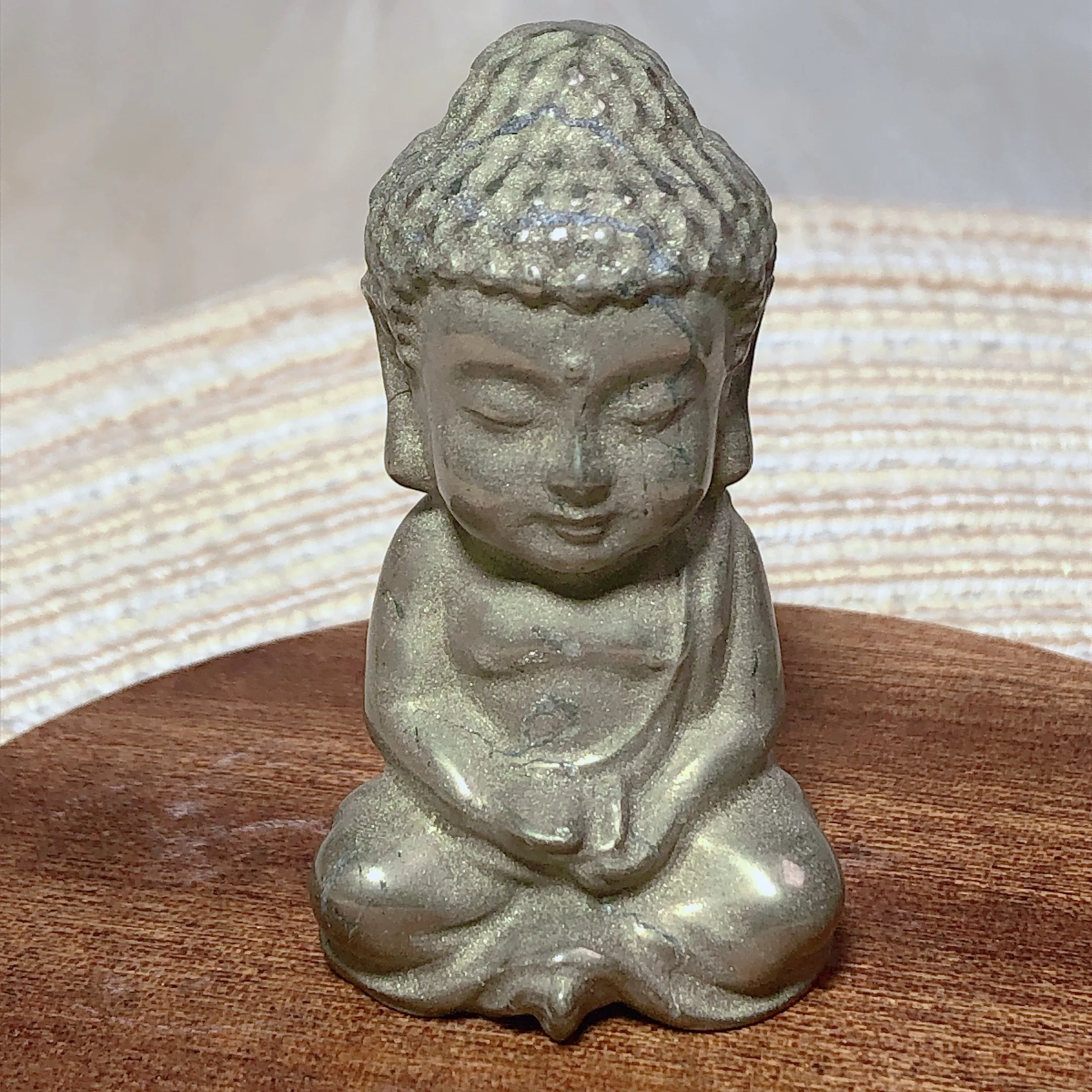 Healing High Quality Pyrite Buddha Natural Carved Crystals Home Decorations Stone Jewelry Room Decor Gift Gemstones Mineral - Image 6