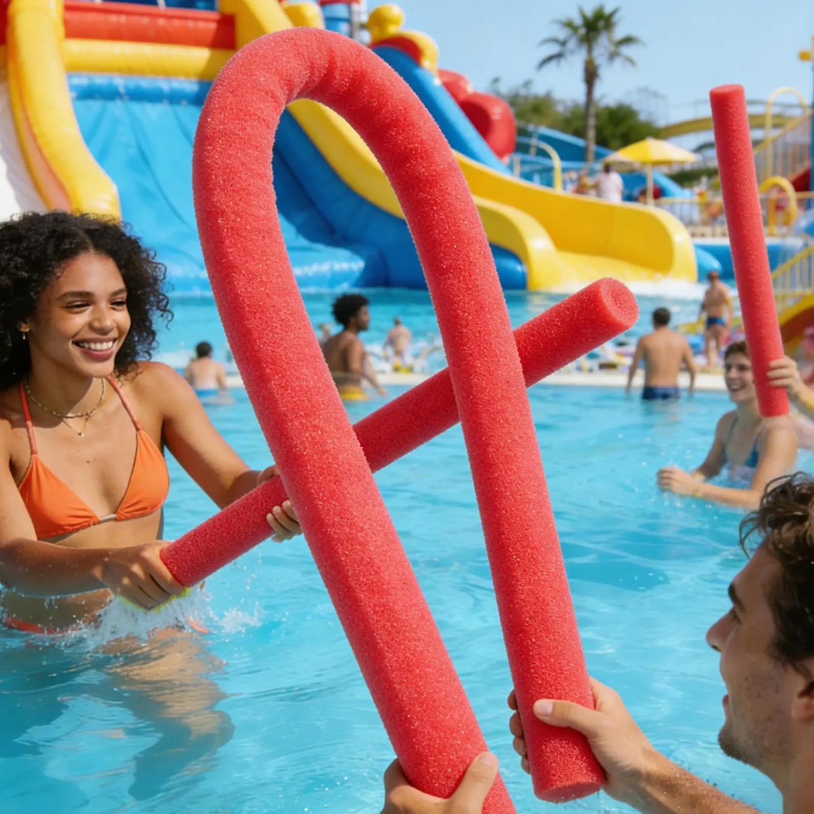 Swim Noodles 6x120cm Foam Soft Swimming Noodles Pool Toy Training Device Kids Adults Water Sports Exercise Aid Buoyancy Stick