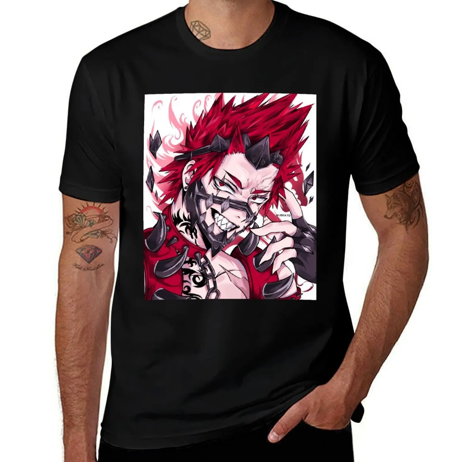 

Kirishima Villain T-Shirt t shirt for man t shirts for man cotton soft T-Shirt