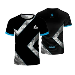 2024 New Summer C9 Sports Esports Game T-shirt Games Contest Team Uniform Jersey Men Tshirt Original O-Neck Breathable Fans Tees