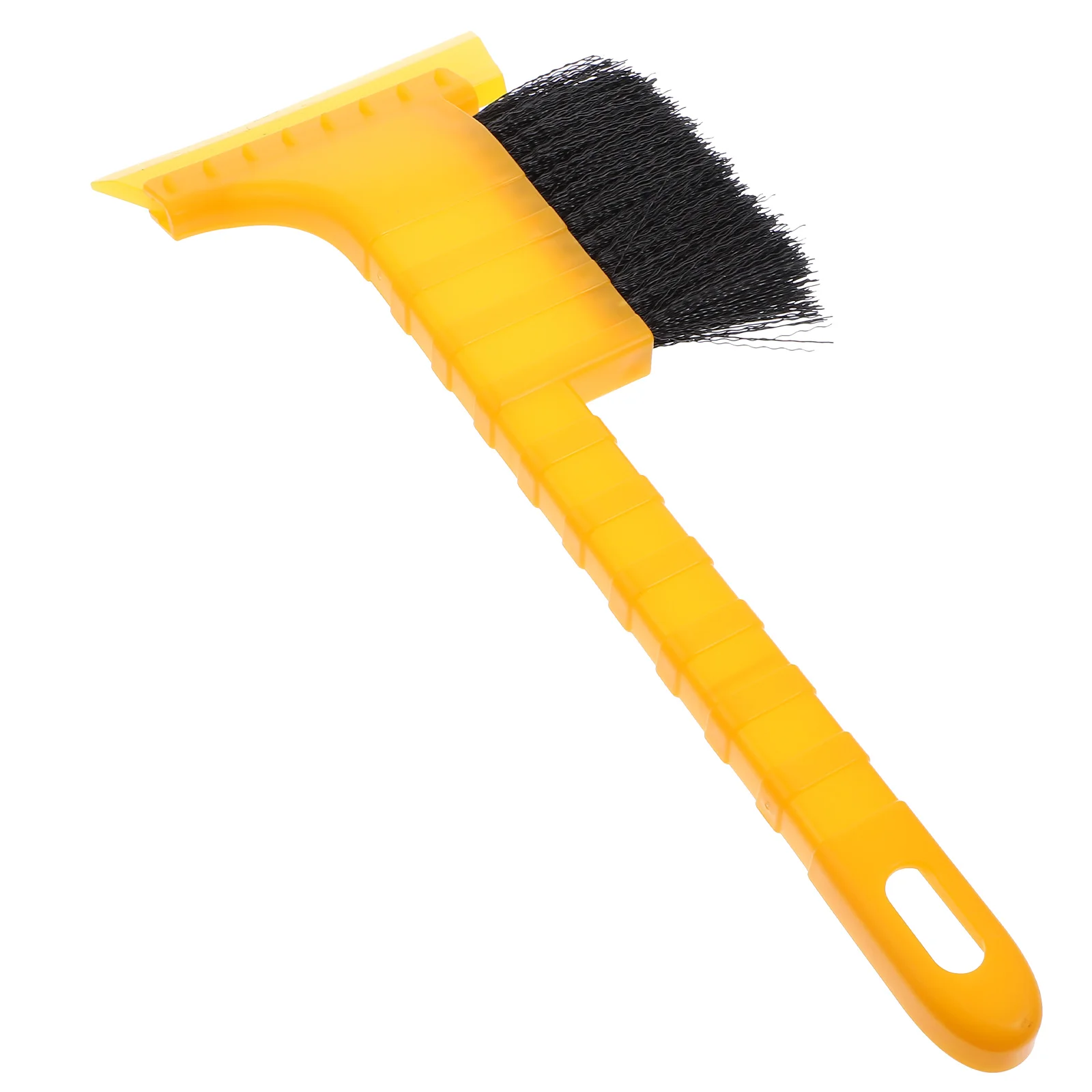 Brosse à neige et glace pour voiture, démontage polyvalent automobile, pelle en plastique ABS jaune pour pare-brise