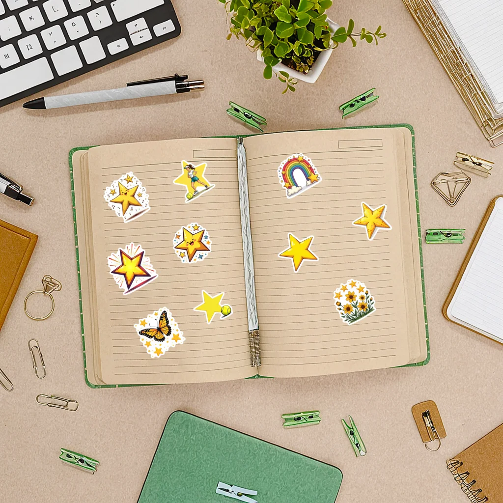 50pcs Decals Assorted Stickers Laptop Stickers Cartoon Stickers for Scrapbooking Personalization Gift