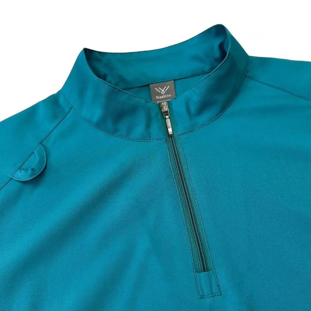 Quick-Drying Unisex Scrub Suit Shirt+Pants Classic Clinical Uniform Soft T-Shirt Woman Pharmacy Workwear Dental