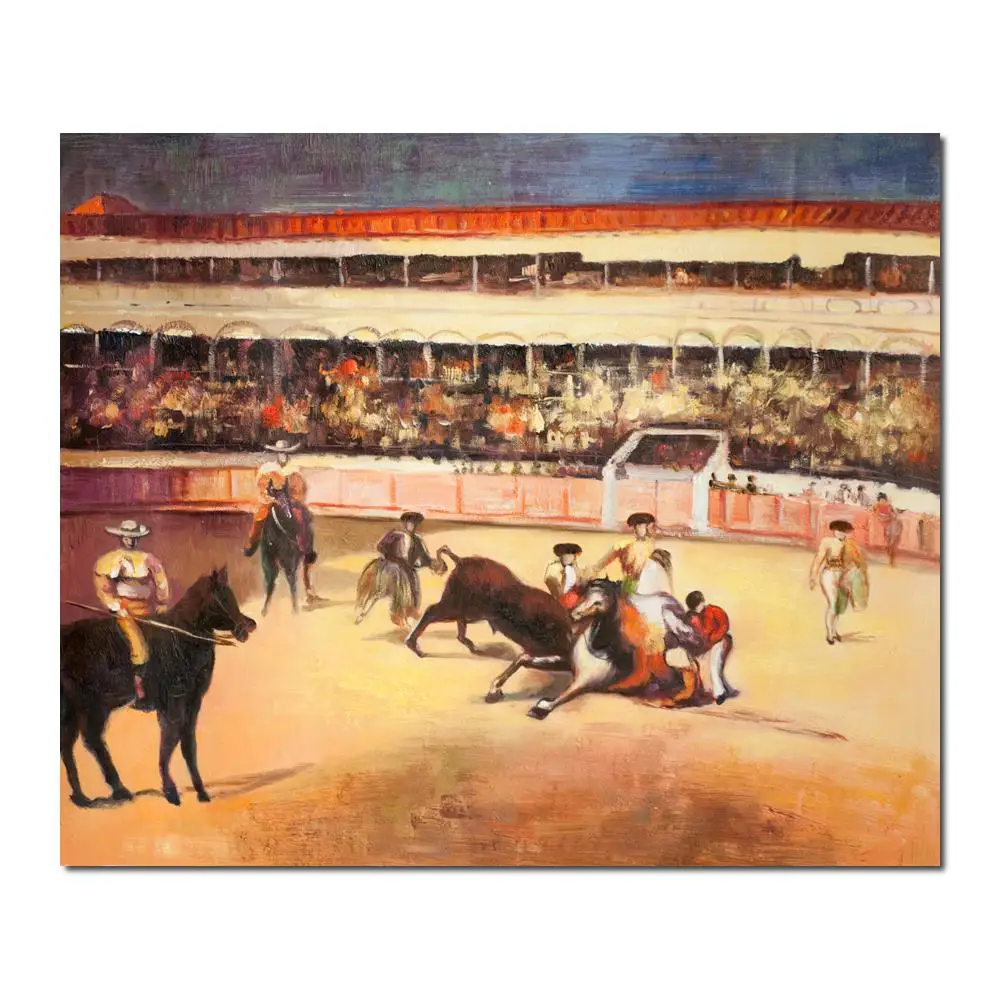 

Portrait Painting Bullfight by Edouard Manet Canvas High quality Hand painted