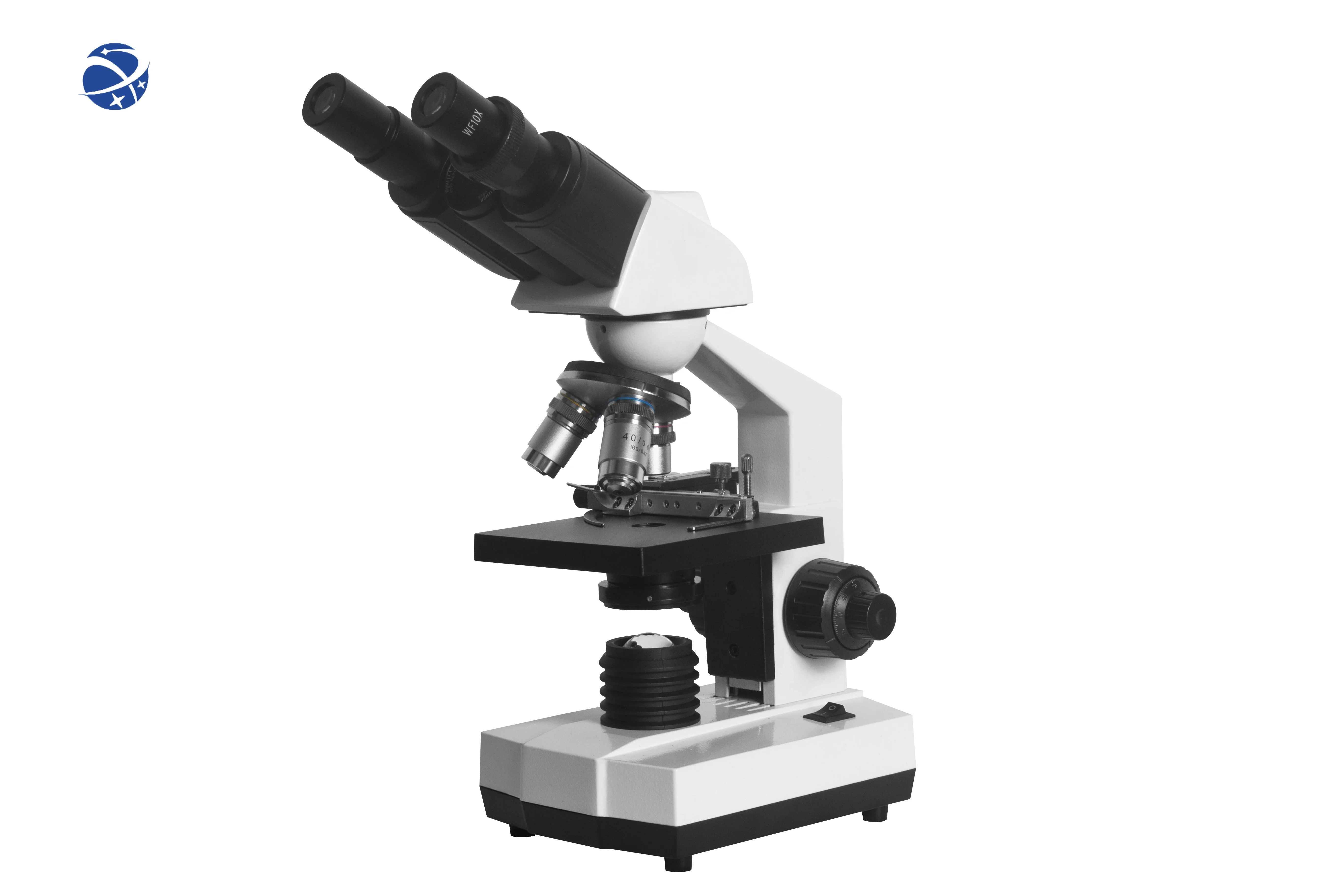 Laboratory binocular biological microscope bacterial sperm chemical research microscope1600X multiplier high definition